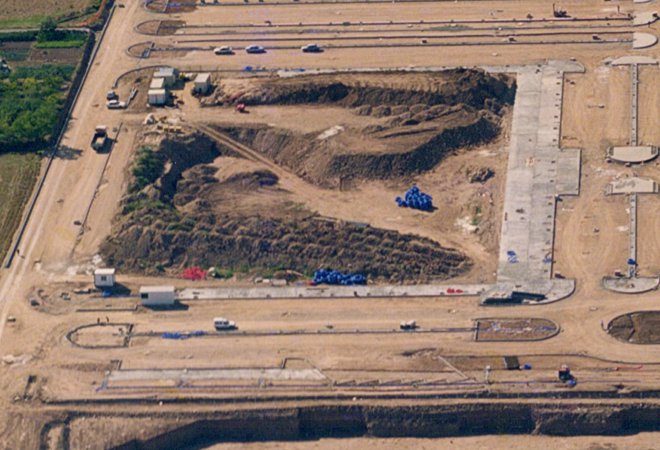 Moviiento de tierras de obra civil